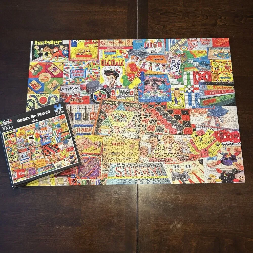 White Mountain 1000 Piece Jigsaw Puzzle 